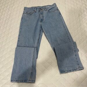 George Blue Straight Leg Jeans